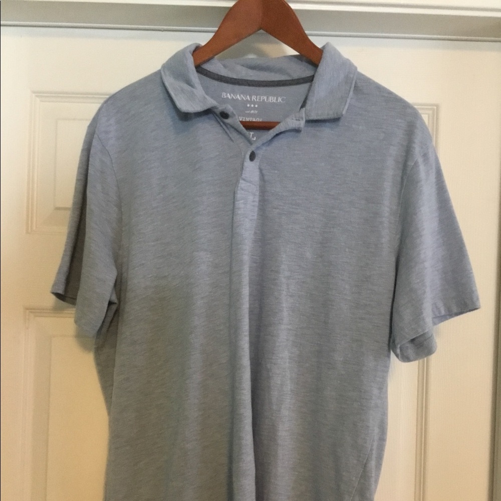 💐Banana Republic XL Blue Polo